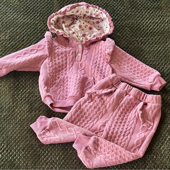 Oshkosh Carters Just Lizzy Coord Set 2pc Outfits Bundle Girl 12 18 Mo Cozy Warm - Picture 2 of 16